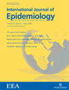 INTERNATIONAL JOURNAL OF EPIDEMIOLOGY]