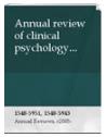 Annual Review of Clinical Psychology]