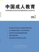 《中國成人教育》核心期刊發表