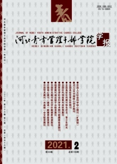 河北青年管理干部學院學報雜志省